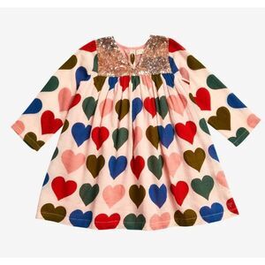 NWOT PINK CHICKEN GIRLS' COURTNEY DRESS, $76 2T C1